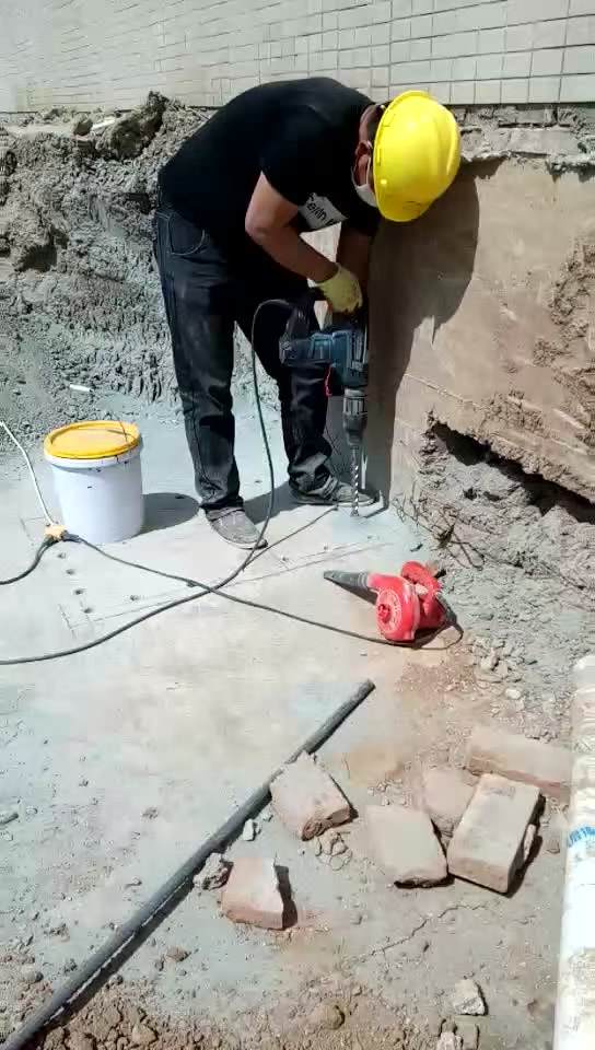 兰州新旧混凝土植筋连接加固
